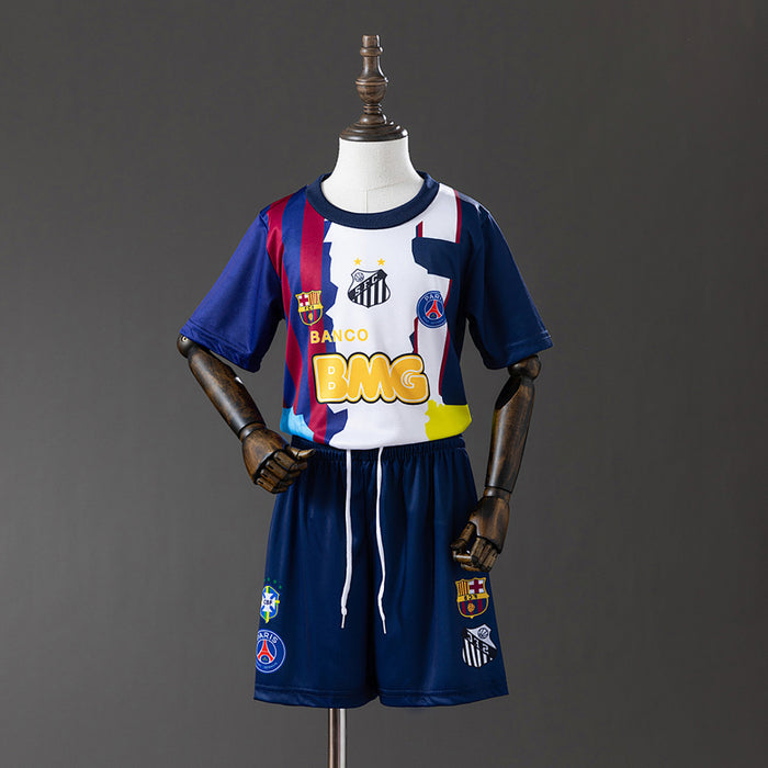 Camisa Neymar Jr Commemorative Kit Infantil 16 2811 25/26