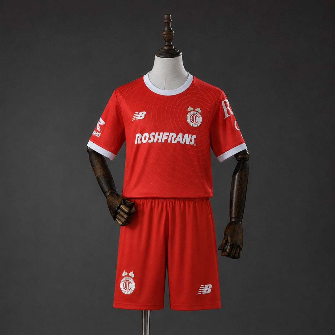 Camisa Toluca Home Kit Infantil 16 282 26/27
