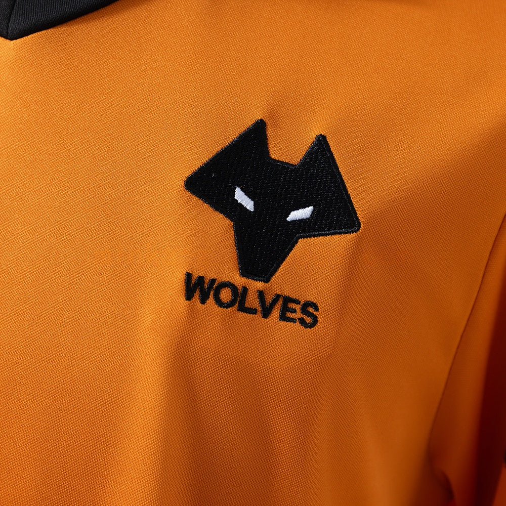 Camisa Wolverhampton Wanderers Home Manga Longa 80/81