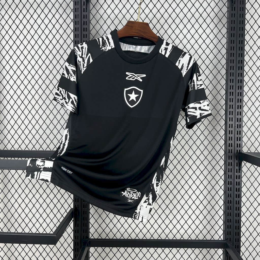 Camisa Botafogo Pré-jogo Preta 25/26