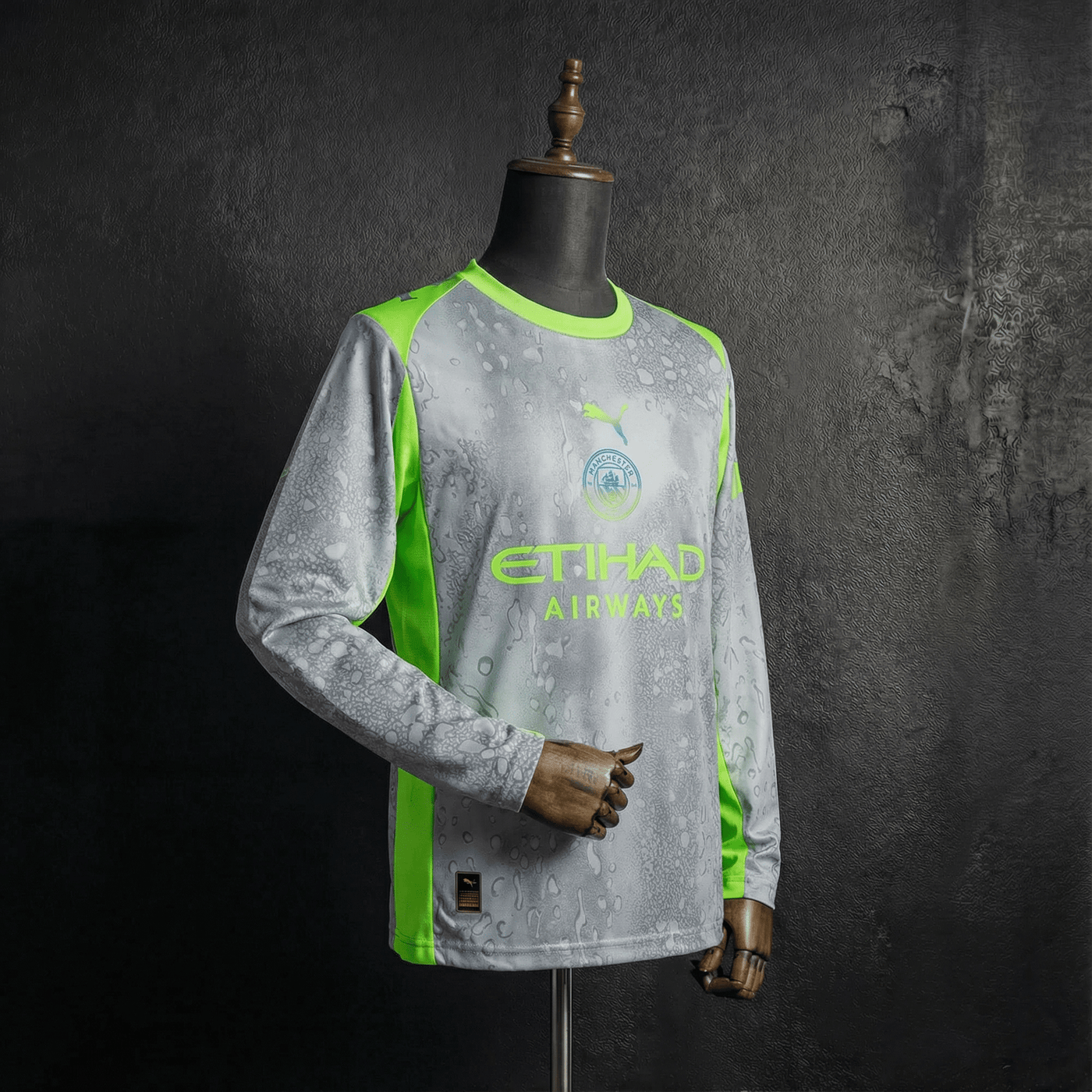 Camisa Manchester City Away Manga Longa 25/26