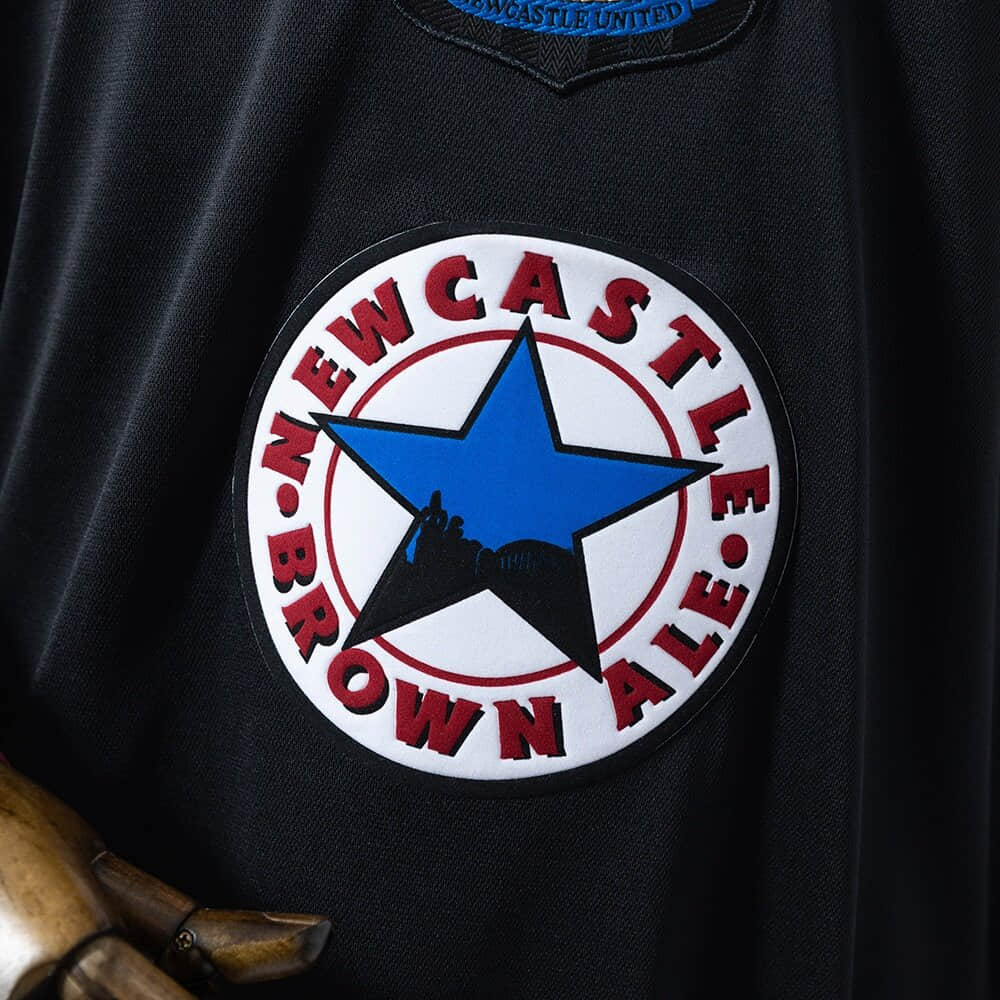 Camisa Newcastle United Retrô Manga Longa 95/96