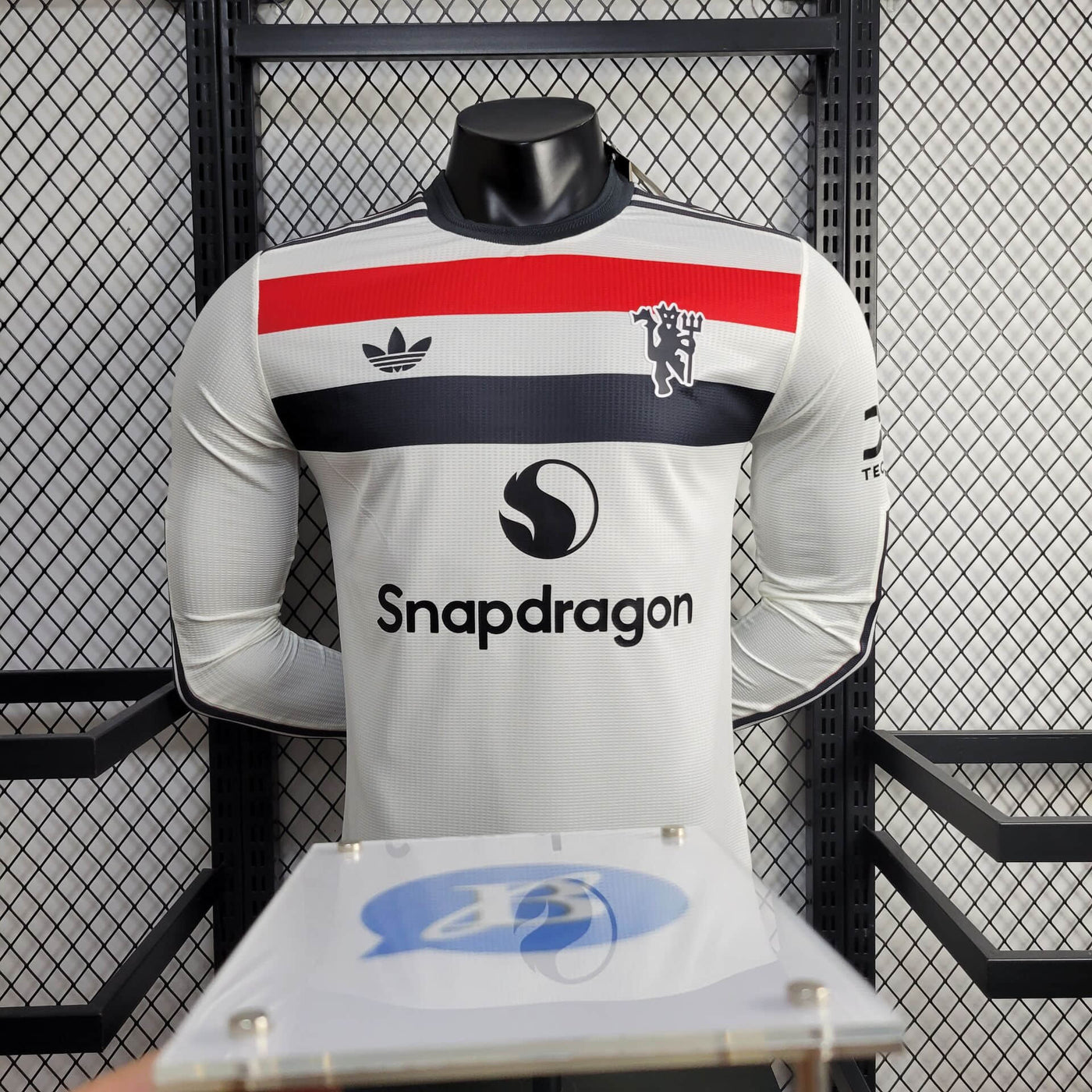 Camisa Manchester United Away Manga Longa Jogador 24/25