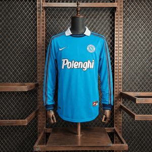 Camisa Napoli Retrô Manga Longa 98/99