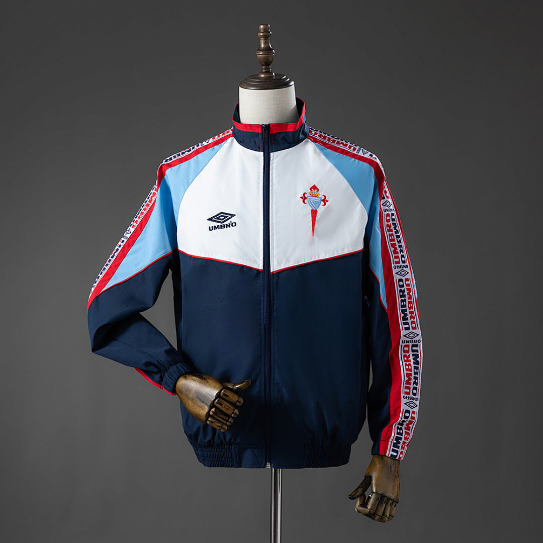 Camisa Celta de Vigo Retrô Corta Vento Xxl9 98/99