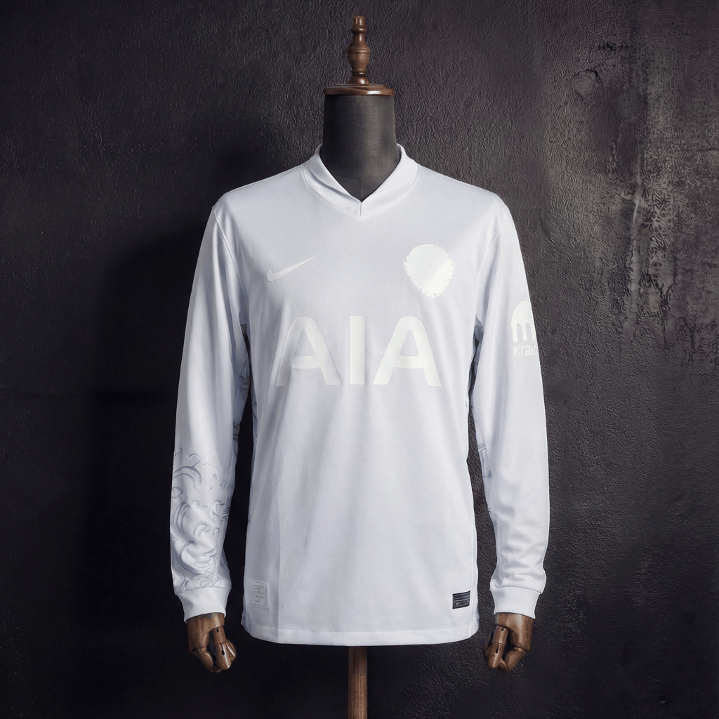 Camisa Tottenham Hotspur Branca Manga Longa