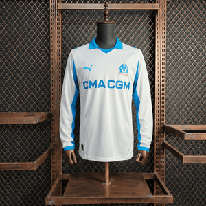 Camisa Olympique Marseille Home Manga Longa 25/26