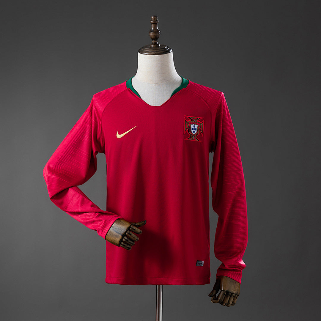 Camisa Portugal Retrô Manga Longa 2018