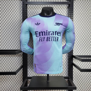 Camisa Arsenal Away Manga Longa Jogador 24/25