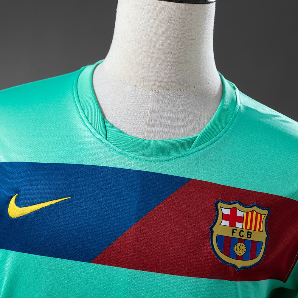 Camisa Barcelona Retrô Manga Longa 10/11