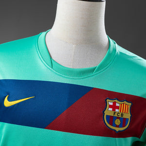 Camisa Barcelona Retrô Manga Longa 10/11