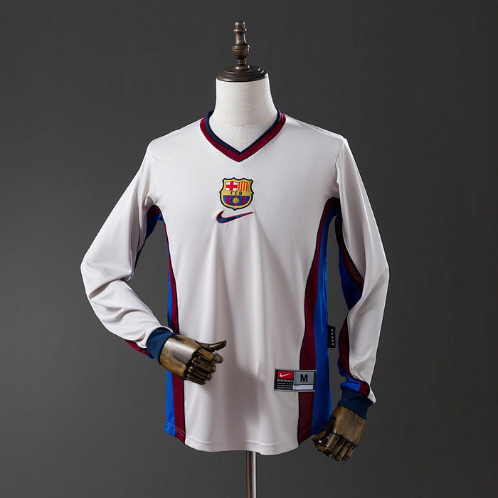 Camisa Barcelona Retrô Manga Longa 98/99