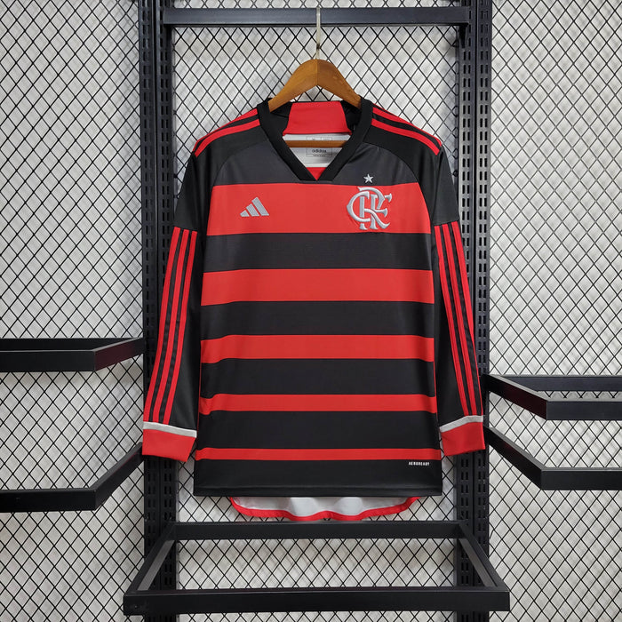 Camisa Flamengo Home Manga Longa