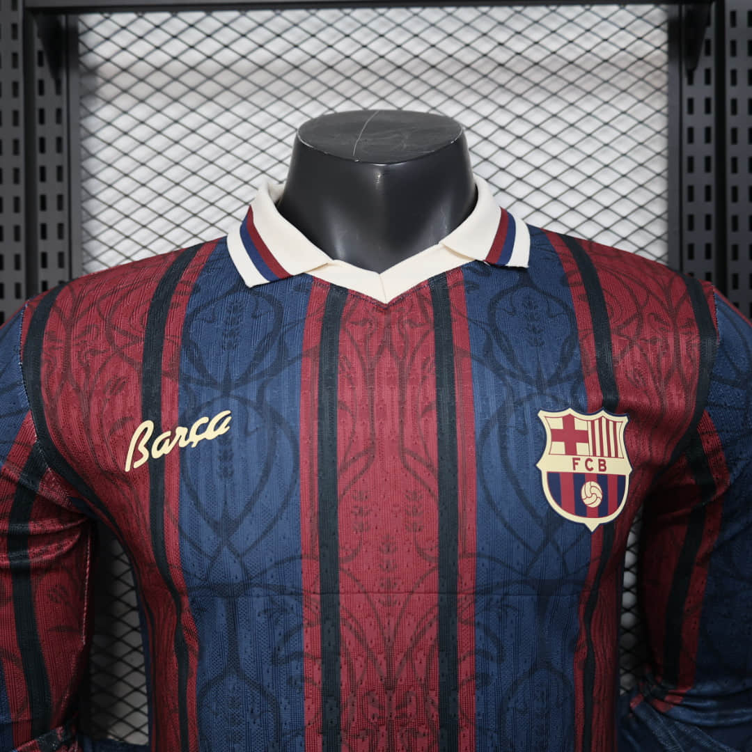 Camisa Barcelona Modelo Especial Manga Longa Jogador 25/26