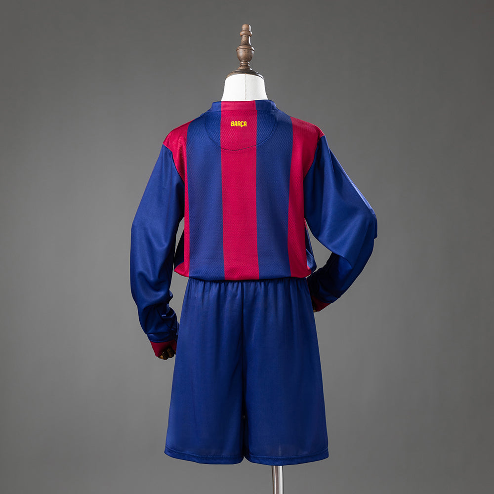 Kit Infantil Barcelona Manga Longa 14/15
