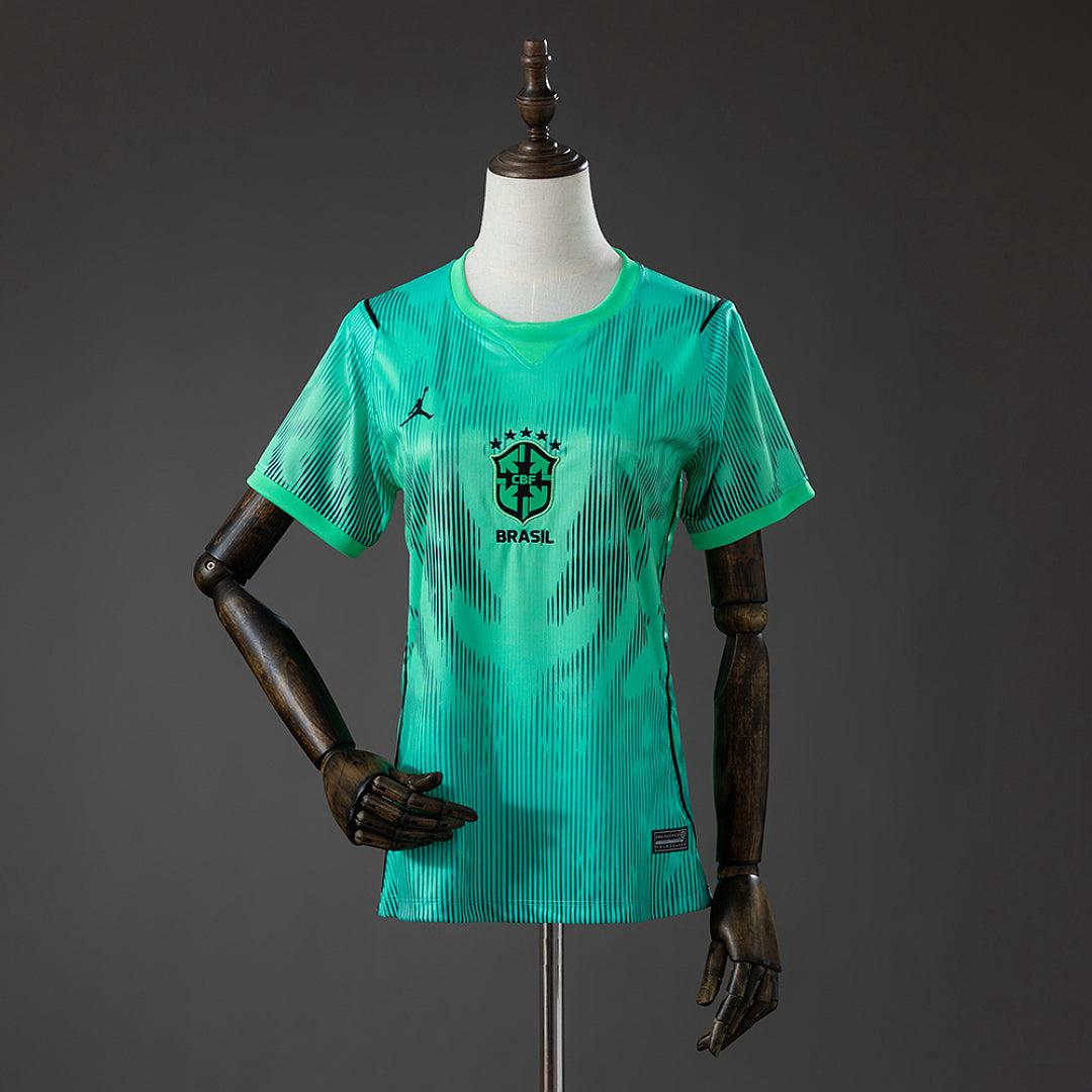 Camisa Brasil Goleiro Verde 2026 Feminina