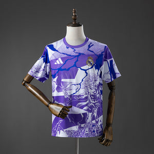 Camisa Real Madrid Pré-jogo Pré-jogo Roxa 25/26