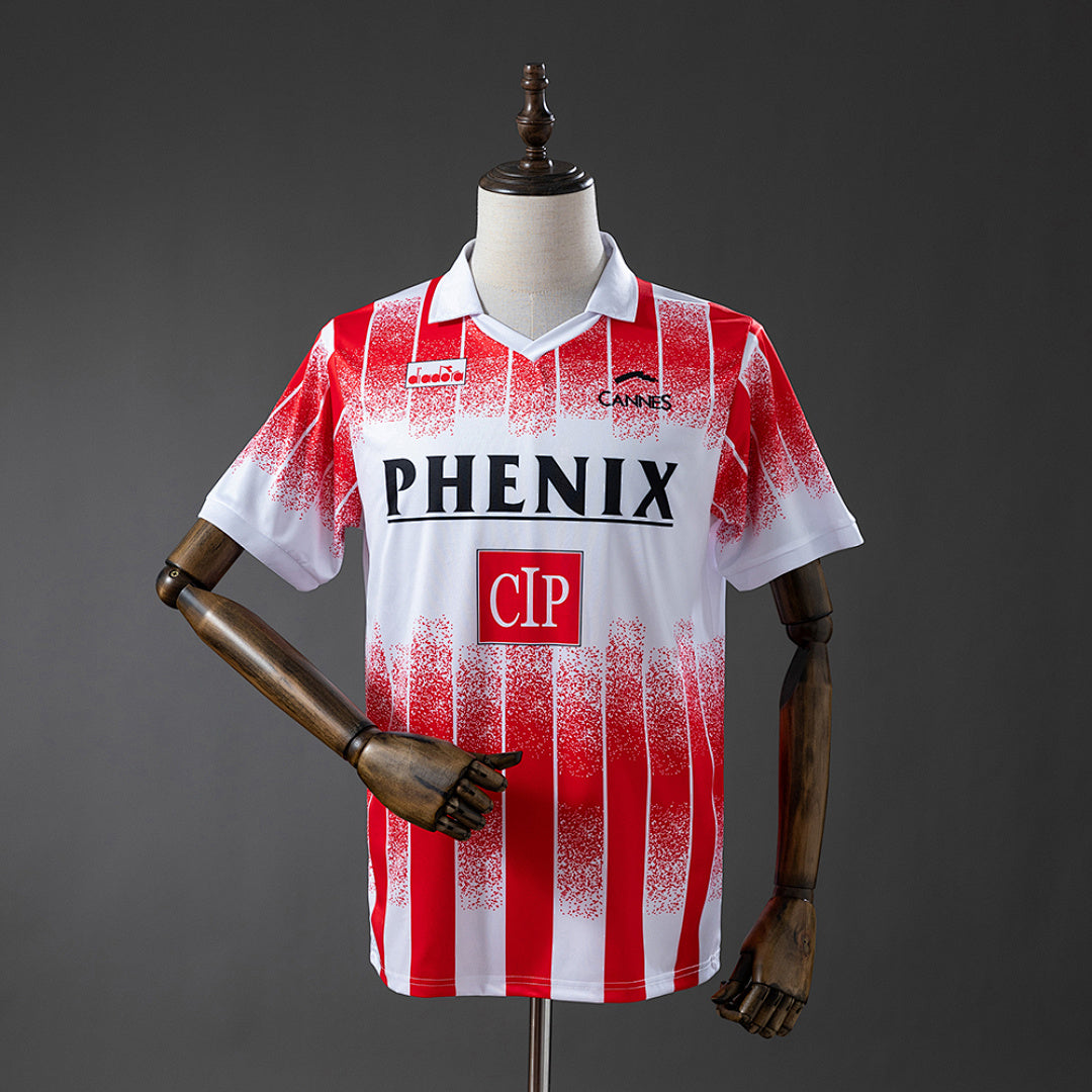 Camisa AS Cannes Home Retrô Xxl7 91/92