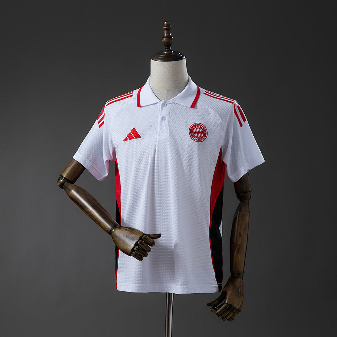 Camisa Bayern Munich Vermelha Branca 25/26