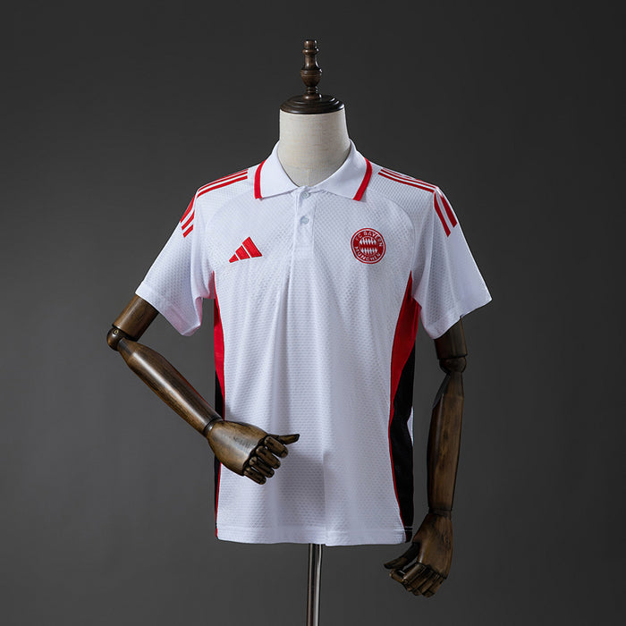 Camisa Bayern Munich Vermelha Branca 25/26