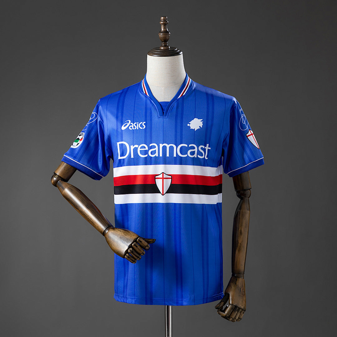 Camisa Sampdoria Home Retrô Xxl7 00/01