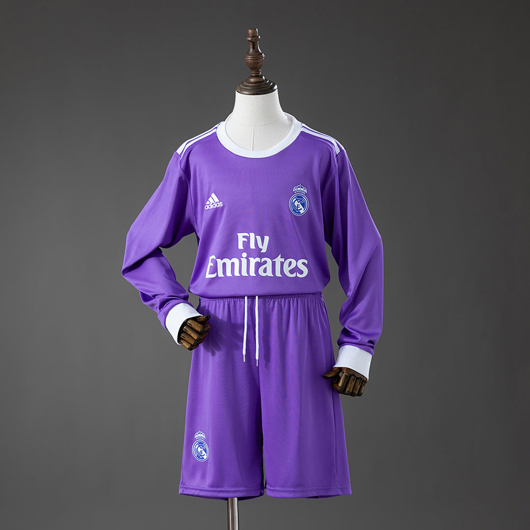 Kit Infantil Real Madrid Manga Longa 16/17