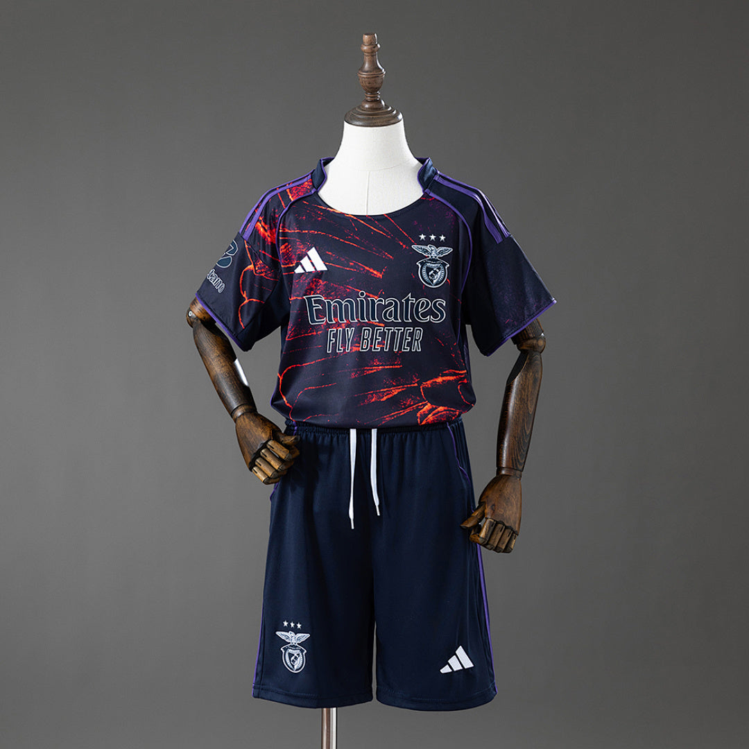 Camisa Benfica Third Away Kit Infantil 16 2811 26/27