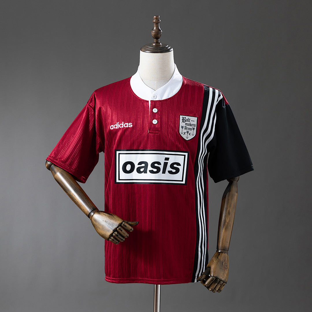 Camisa Oasis Retrô Vermelha Xxl7 1996