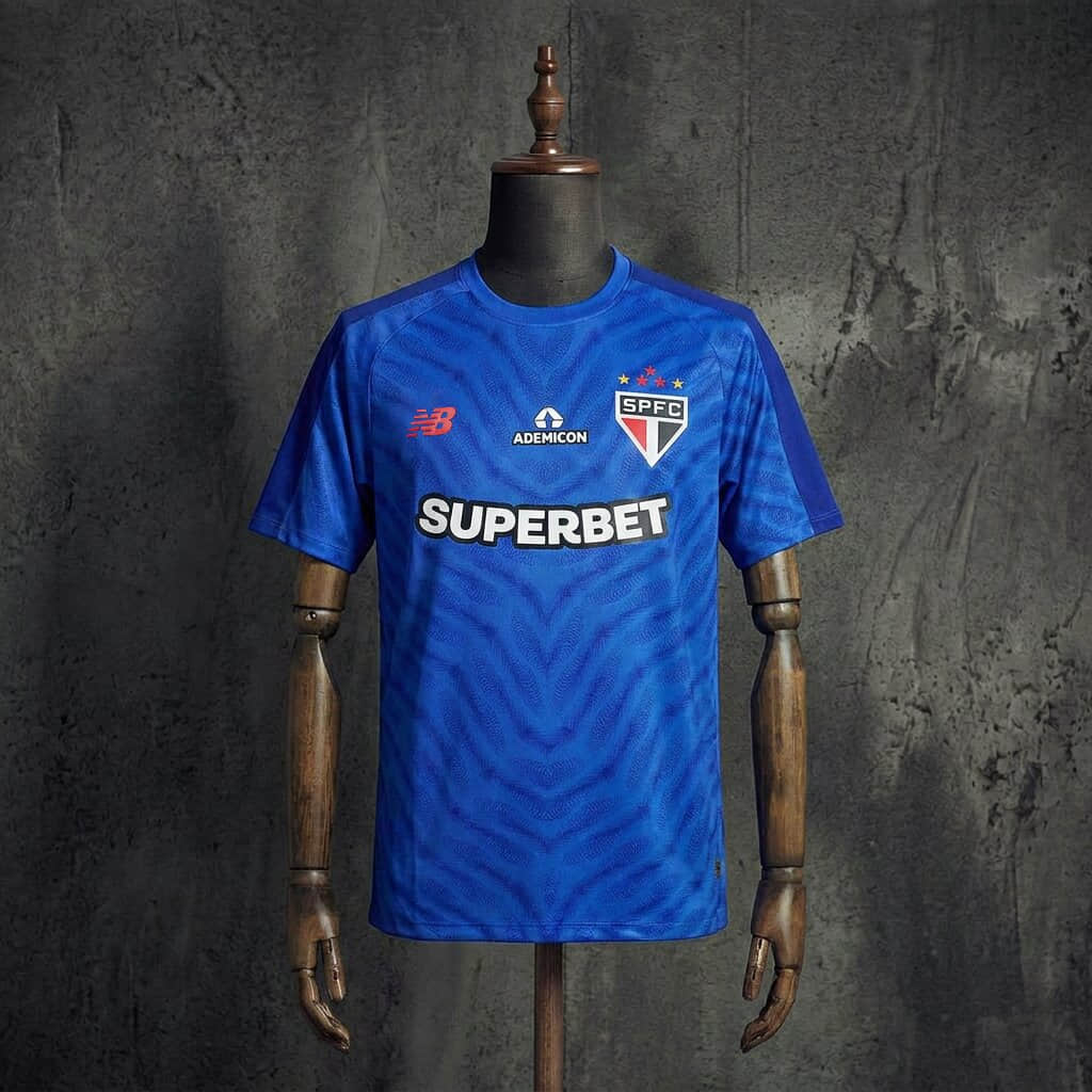 Camisa São Paulo Azul 26/27