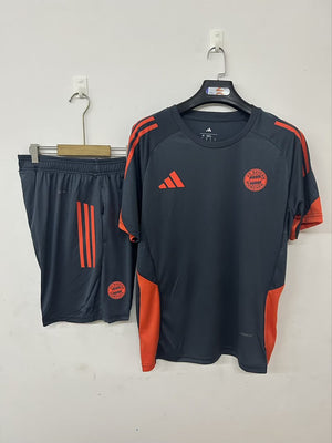 Camisa Bayern Munich Treino Preta Cinza 25/26