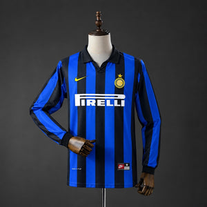 Camisa Inter Milan Retrô Manga Longa 98/99