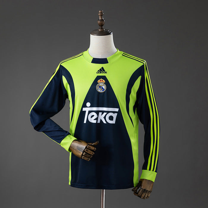 Camisa Real Madrid Retrô Manga Longa Goleiro 99/00