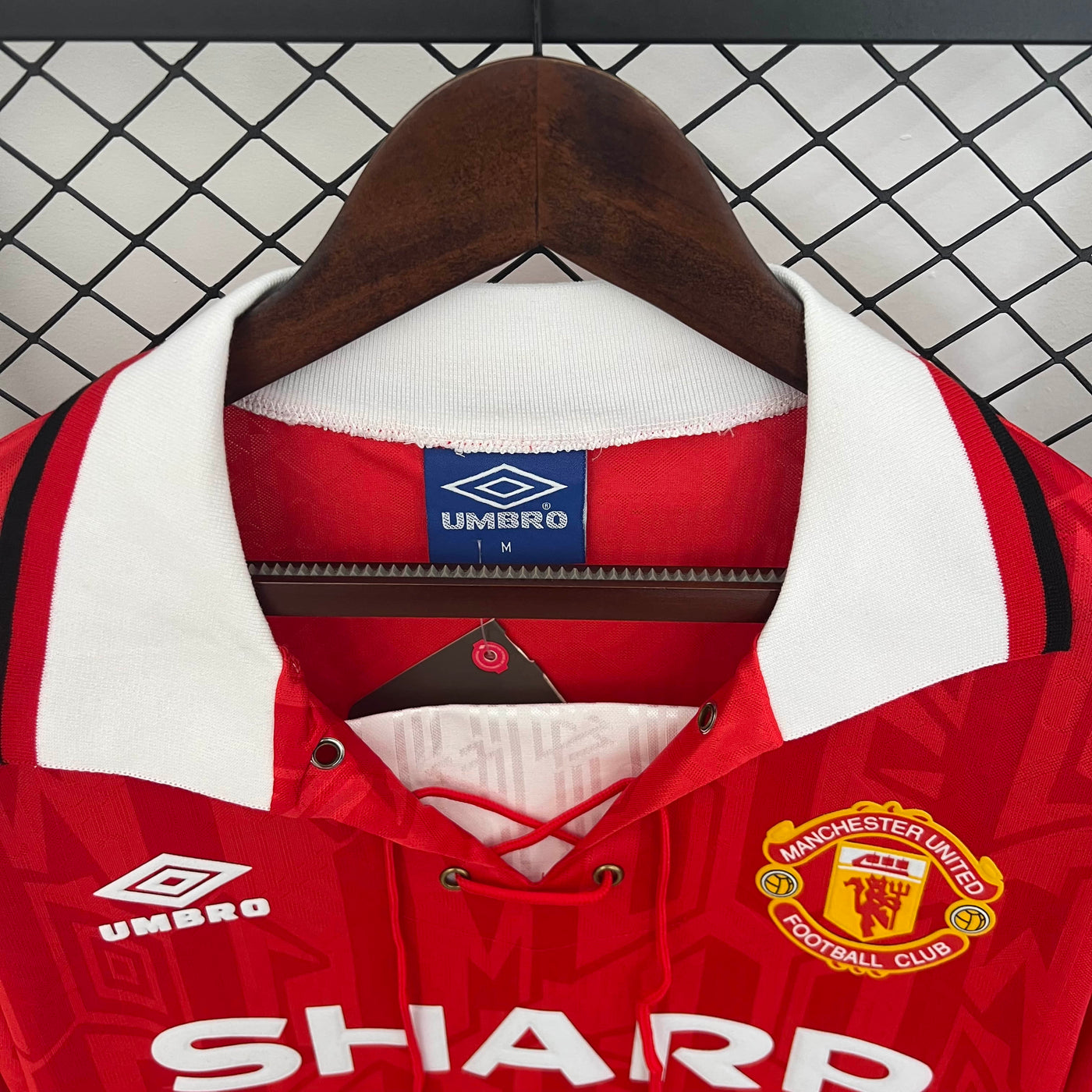Camisa Manchester United Retrô Manga Longa 13/14