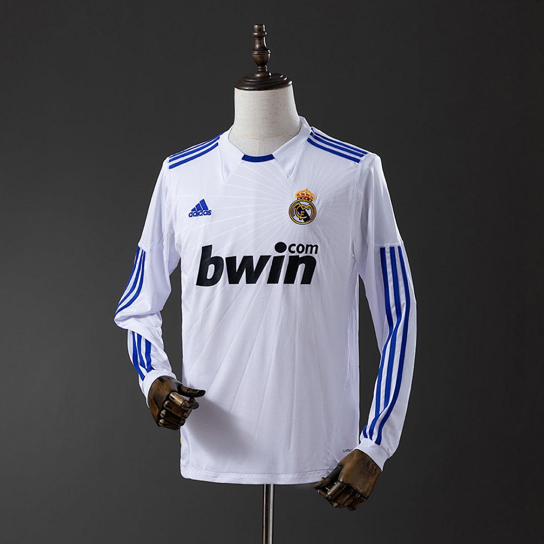 Camisa Real Madrid Retrô Manga Longa 10/11