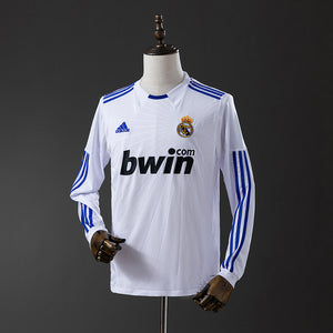 Camisa Real Madrid Retrô Manga Longa 10/11