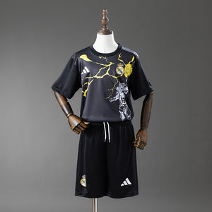 Kit Infantil Real Madrid Pré-jogo Preta 25/26