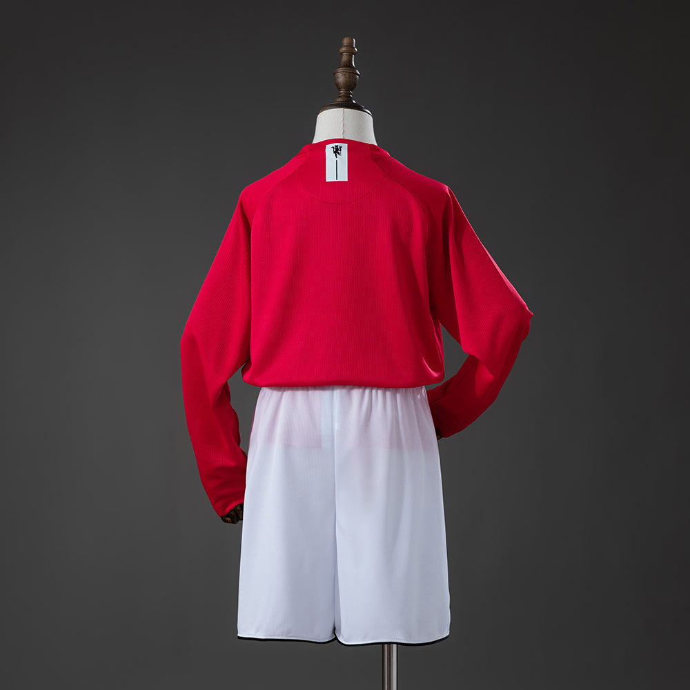 Kit Infantil Manchester United Manga Longa 07/08