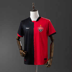 Camisa Vitória Vermelha Preta 25/26