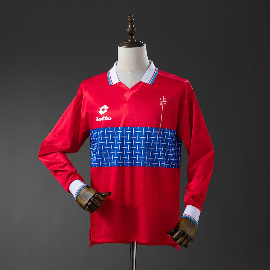 Camisa Universidad Catolica Away Retrô Manga Longa Xxl7 1996