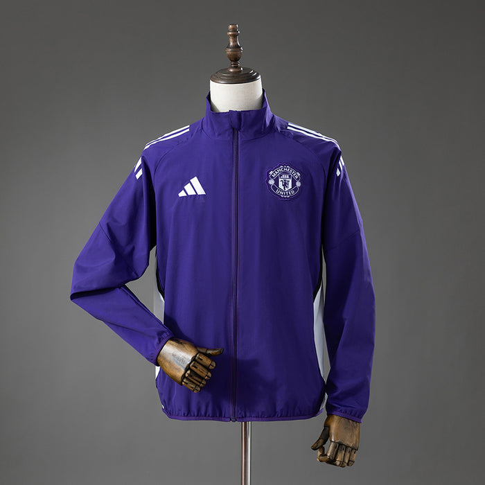 Corta Vento Manchester United Roxa 25/26