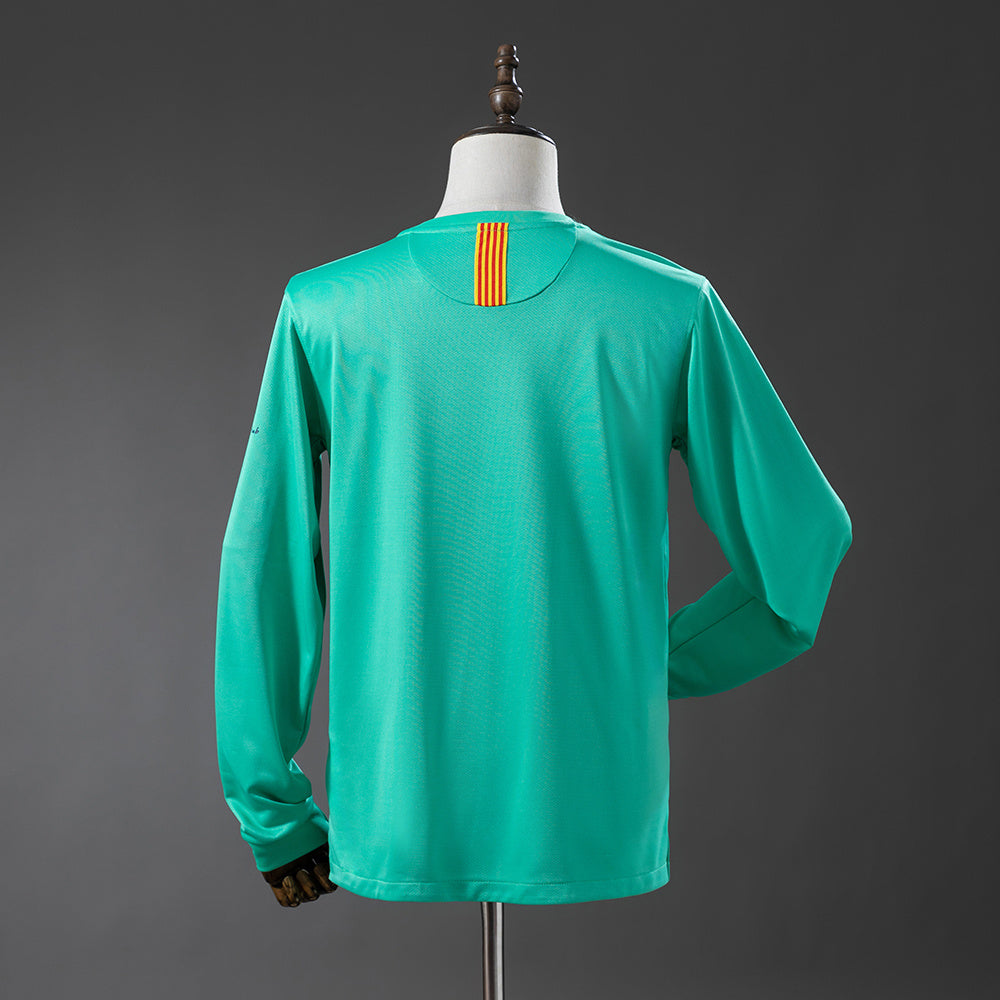 Camisa Barcelona Retrô Manga Longa 10/11