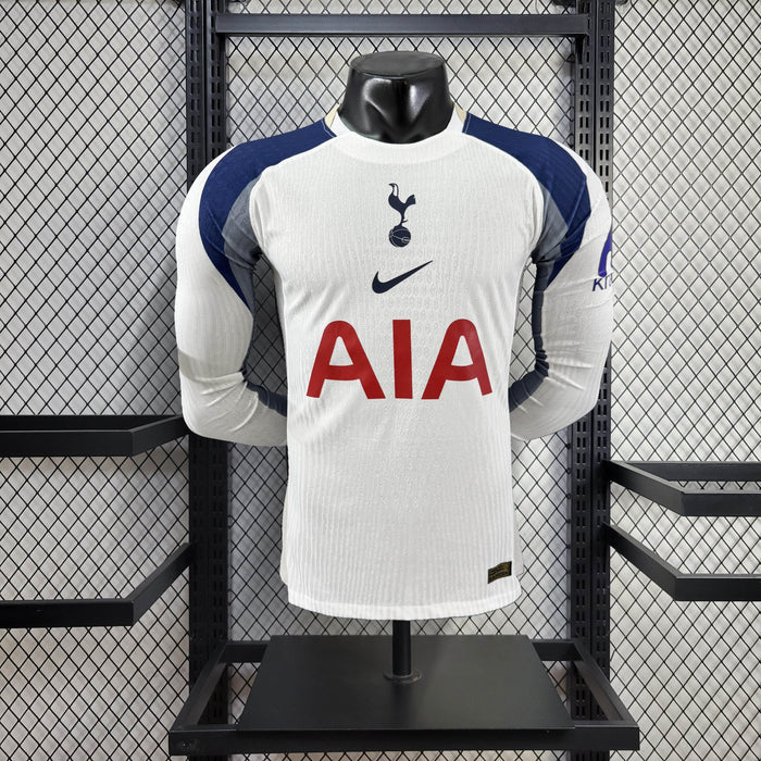 Camisa Tottenham Hotspur Home Manga Longa Jogador 25/26