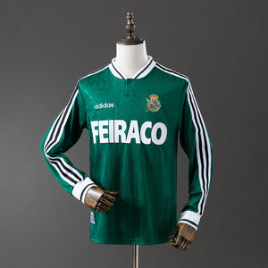 Camisa Deportivo La Coruna Away Manga Longa Retrô Xxl7 99/00
