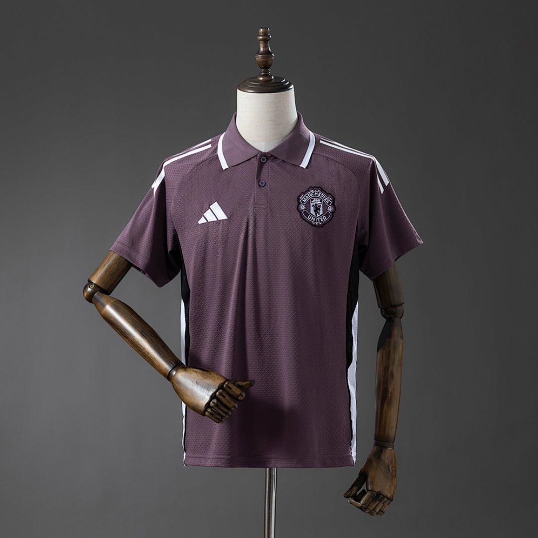 Camisa Manchester United Roxa Cinza 25/26