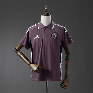 Camisa Manchester United Roxa Cinza 25/26
