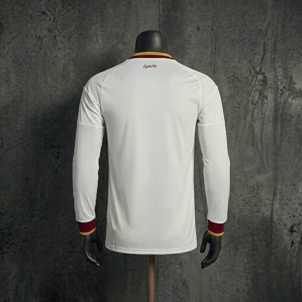 Camisa Espanha Away Manga Longa Jogador 2026
