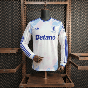 Camisa Aston Villa Away Manga Longa 25/26