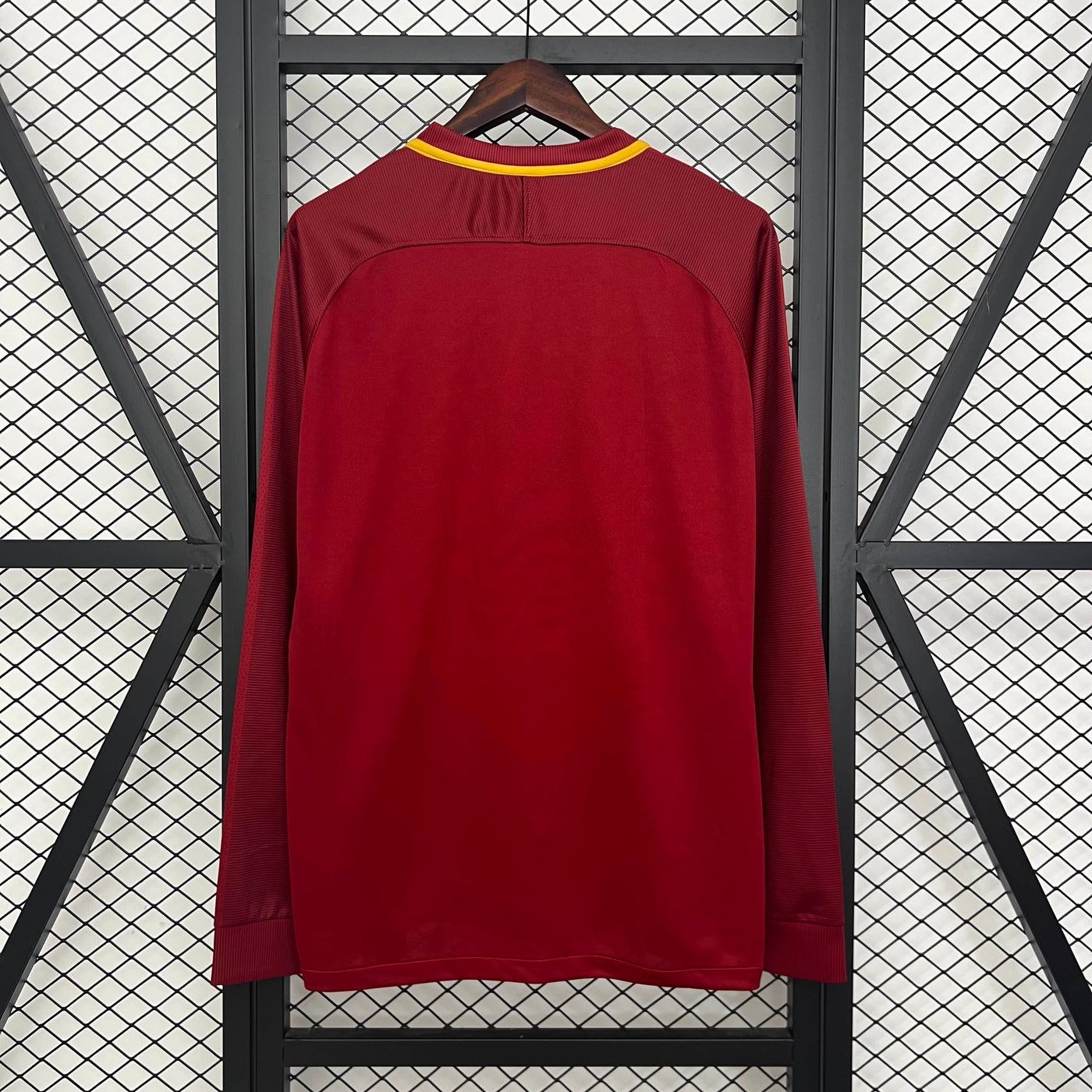 Camisa Roma Retrô Manga Longa 17/18