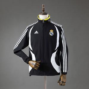 Corta Vento Real Madrid Preta 06/07