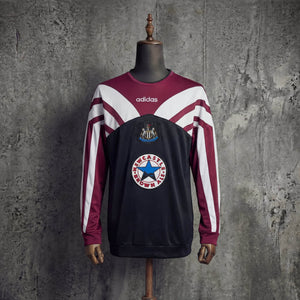 Camisa Newcastle United Retrô Manga Longa 95/96